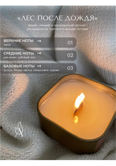 Atmospherıc.u Ahşap Fitilli Aromatik Mum 189350387 Altın Rengi