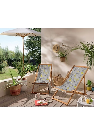 Bluehomeconcept Adawall Home Grey Angry Tweety Şezlong
