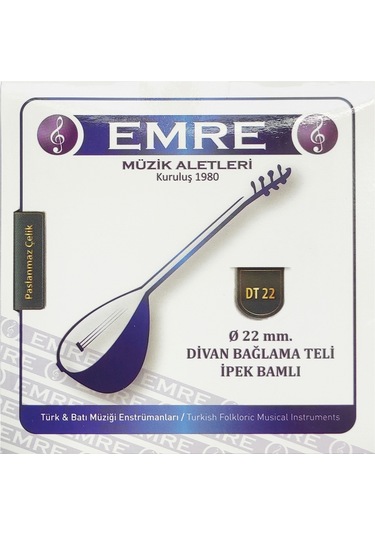 Emre 0.22 Divan Bağlama Teli Bambam Lı Takım Tel 022