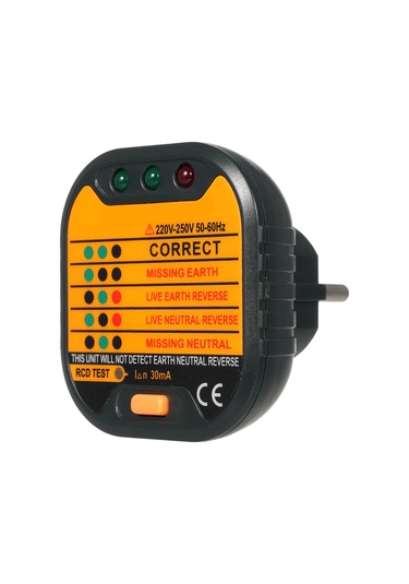 Lepmerkı Taşınabilir Fiş Çıkış Devre Soket Test Cihaz