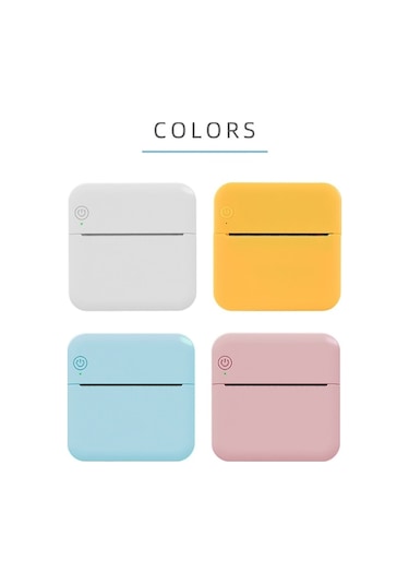 Trendooze Hallow Os7100w Çok İşlevli Taşınabilir Etiket Mini Cep Termal Yazıcı Rx