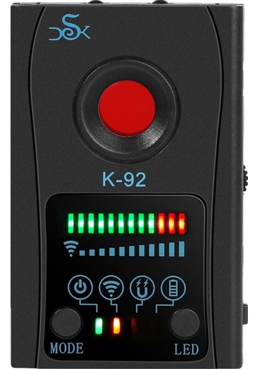 Sones K92 Otel Gizli Çekim Önleyici Kızılötesi Tarama Kamerası Gps Konum Belirleme Dedektörü