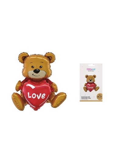 Folyo Balon Love Yazılı 3d Kalp Balonlu Sevimli Ayıcık 41 50 31 3 Parçalı Parti Süsü Folyo Balon Sevgililer Günü-evlenme Teklifi Çok Renkli Folyo Balon Love Yazılı 3d Kalp Balonlu Sevimli Ayıcık 41 50 31 3 Parçalı Parti Süsü Folyo Balon Sevgililer Günü-evlenme Teklifi Çok Renkli