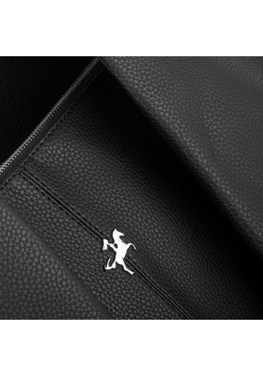 Nas 1271 Kadın Omuz Çantası Siyah Baskılı Siyah