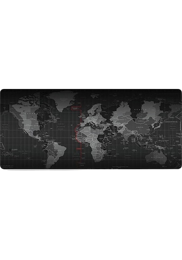 Gaming Kaymaz Taban Dünya Desenli 70x30 Xxl Mouse Pad Sr679d