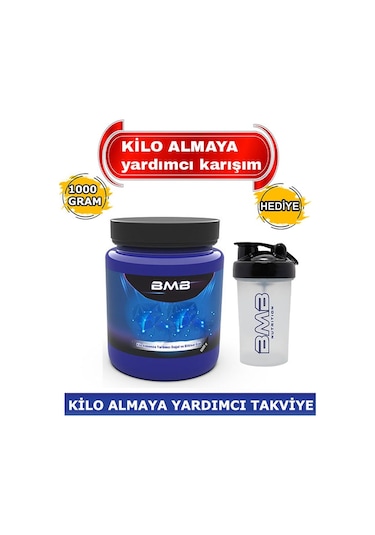 BMB Kilo-Almaya Yardımcı Gıda Takviyesi 1 KG 1000 Gr + Shaker Bardak