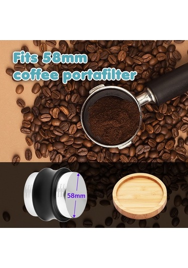 Dancemonkey 58mm Ayarlanabilir Derinlikli Paslanmaz Çelik Espresso Düzleştirici Ve Sıkıştırıcı Diğer