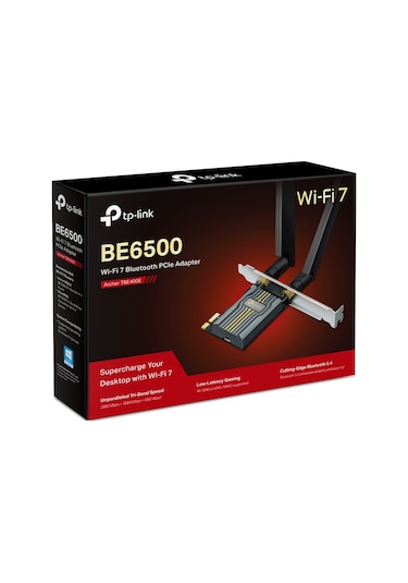 Tp-link Archer Tbe400e Be6500 Wi-fi 7 Bluetooth 5.4 Pcıe Adaptör Nnwtpl0031