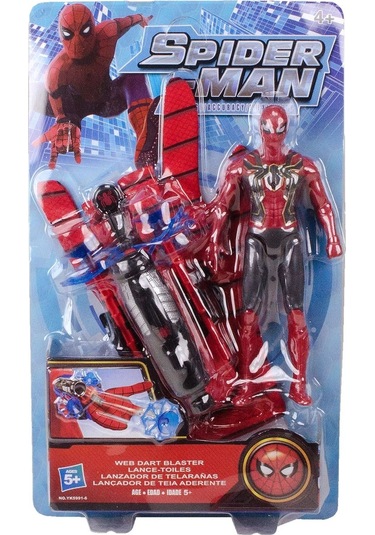 Cstars Spiderman Ağ ve Ok Atan Eldiven - Örümcek Adam Figürlü