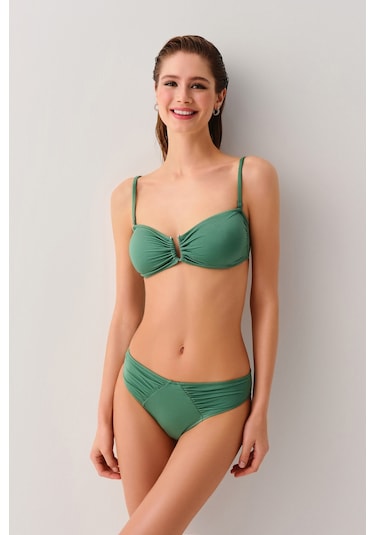 Suwen Pileli Bikini Alt Sbn25395c1060 Olive