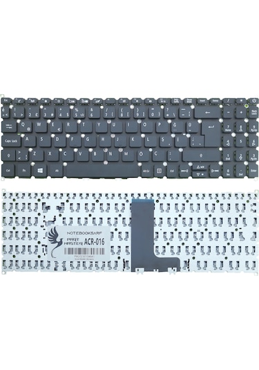 Acer Uyumlu Aspire 3 A315-22, A315-34, A315-42, N19C1 Klavye (Siyah)