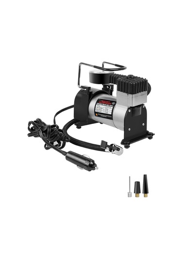 Araba Oto Araç Lastik Şişirme Pompası Metal Motorlu Kompresör 150 Psi Çakmaklık Girişli Kompresör