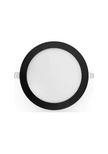 Asyagrup Voltek 6w Slim Led Panel / Siyah Kasa - Beyaz Işık