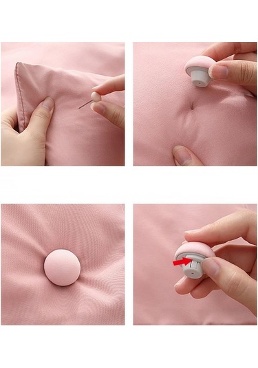 Mavi 4 Adet Mantar Yorgan Tutucu Kaymaz Battaniye Klipsi Levha Tutucu Çarşaf Bağlantı Elemanları