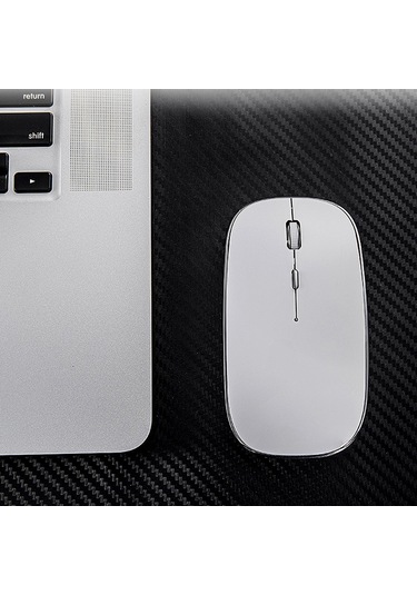 Geeroyoo Q23c 2.4g/bt5.1 Çift Modlu Kablosuz Fare - 1200dpı Ergonomik Tasarım, Sessiz Tuşlu, Pc/mac Uyumlu Q23c