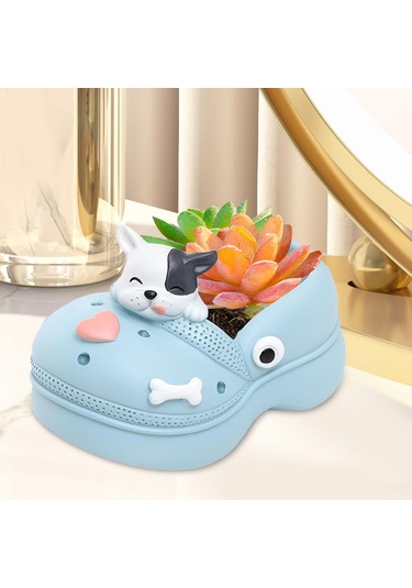 Suntek Karikatür Saksı Centerpiece Bahçe Ofis Pencere İnek