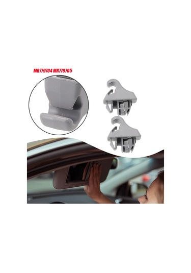 Xiaaokeji Adet Gri Güneşlik Kanca Tutucu Klipsi Mr779704 Mr779705