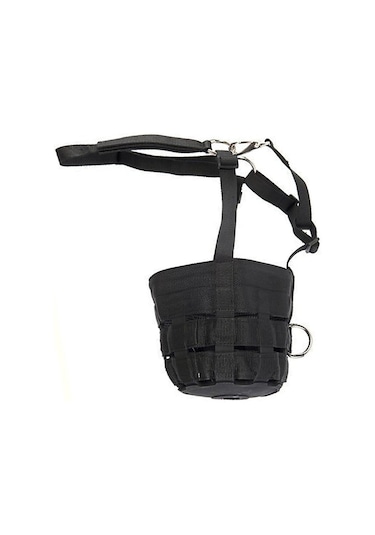 Suntek At Pony Naylon Çene Altı Yular Ile Otlatma Ağızlığı Siyah