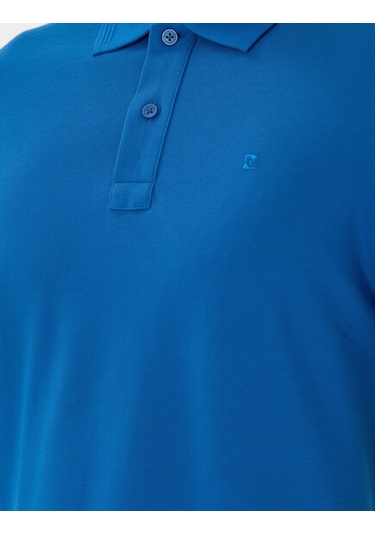 Pierre Cardin Erkek Saks Tişört Basic 50302561-vr045 Saks