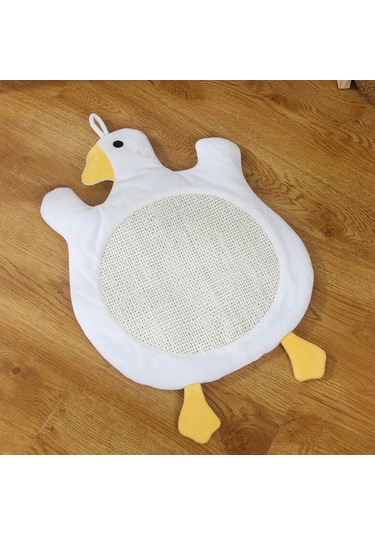 Suntek Kedi Tırmığı Lounge Yatak Tırmık Tahta Pedi Beyaz