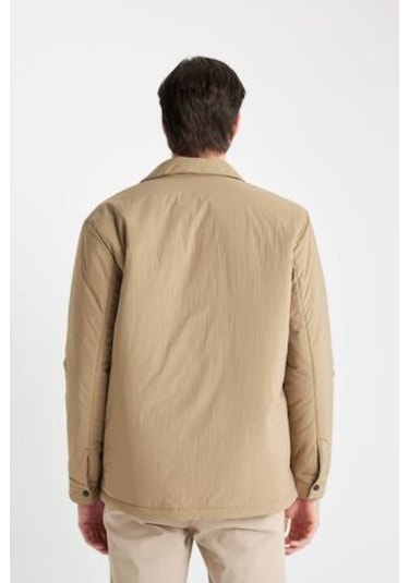 Defacto Slim Fit Polo Yaka Mont D1230ax24wnbg315 Bej