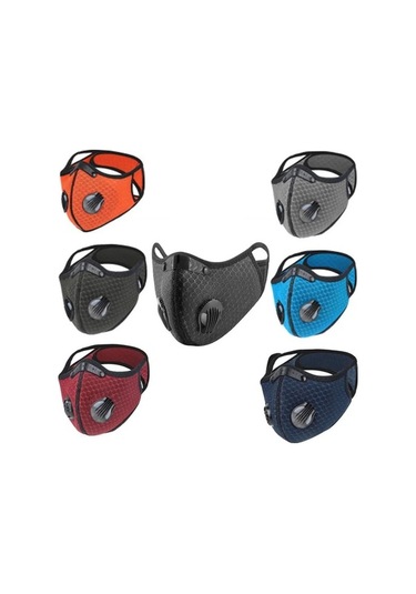 Trendooze Aktif Karbon Filtre Bisiklet Maskesi Pm2.5, Hava Kirliliğine Karşı