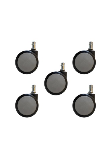 5 Adet Sessiz Gri Ofis Koltuk Tekerleği