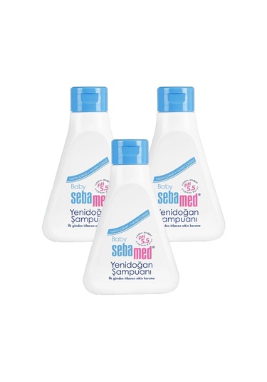 Sebamed Bebe Yenidoğan Şampuanı 250 ml x 3 Adet