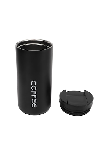 400 Ml Vakumlu Yalıtımlı Paslanmaz Çelik Kahve Kupası Basit Şık Taşınabilir