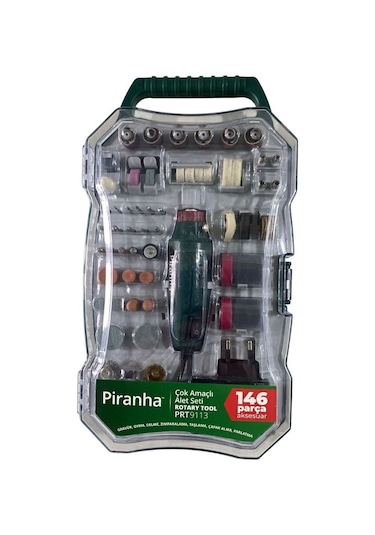 Piranha Prt 9113 Çok Amaçlı Alet Seti 146 Parça Aksesuar