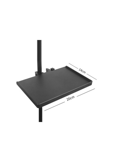 Novahub Ses Kartı Tepsisi Mikrofon Tripod Standı Canlı Mikrofon Plastik Tripod Braketi Aksesuarlarına Uygun Stand