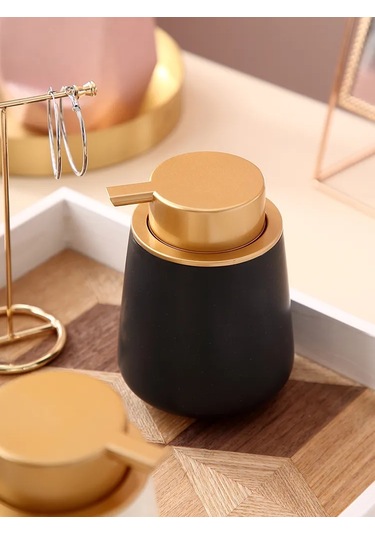 Mavi-b-seramik Sıvı Köpük Sabunluk El Yıkama Sıvısı Şampuan Duş Jeli Basın Alt Şişeleme Losyon Şişesi Banyo Aksesuarları