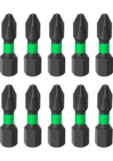 Lijinxu 10 Adet Manyetik Tornavida Bit Seti Elektrikçi Için 25mm