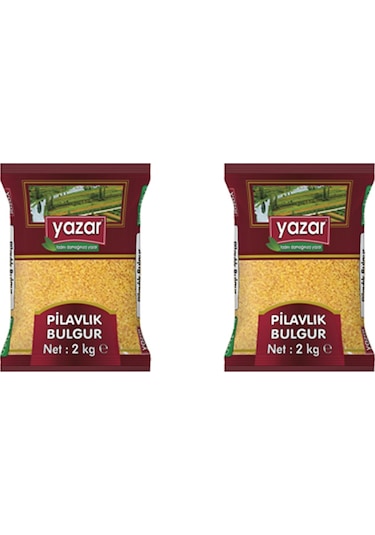 Yazar Pilavlık Bulgur 2 x 2 KG