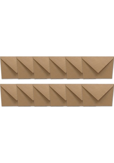İstisna 12 Adet Mektup Zarfı 13x18 CM 100gr. Kraft