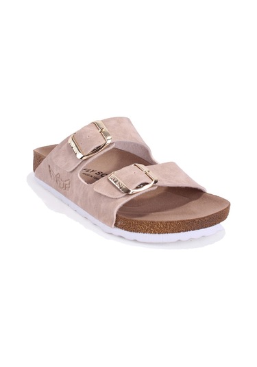 Fly Soft S901002 Bej Günlük Ortopedik Kız Çocuk Spor Terlik Bej