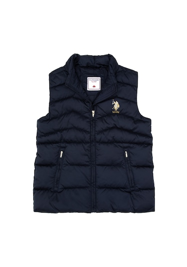 U.s. Polo Assn. Kız Çocuk Lacivert Yelek Dokuma 50313064-vr033 Lacivert