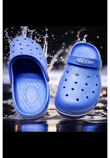 Yazlık Islak Zemin Yumuşak Taban Plaj,deniz Sandalet Terlik Mavi