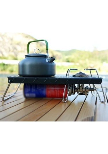 Bloomnest Yalıtımlı Ve Tutucu Skycıty Mini Ocak Ocak Ocağı, Mavi Kamp Isı Hava Gazlı Alüminyum Aksesuarları Açık Kb Mavi Mavi