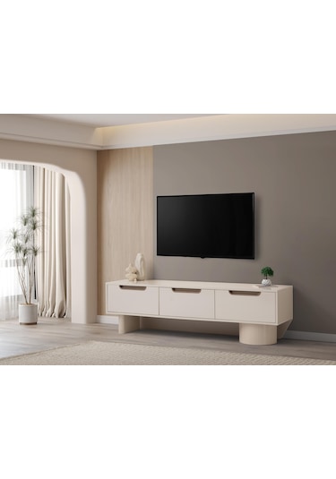 Sude Modern Dolaplı Tv Ünitesi 180 45 51 Vizon
