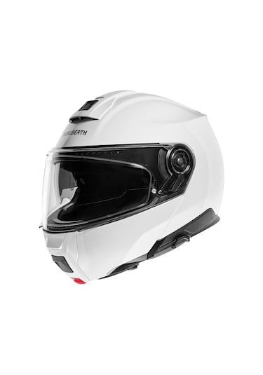Schuberth C5 Glossy Whıte Çene Açılır Motosiklet Kaskı Siyah