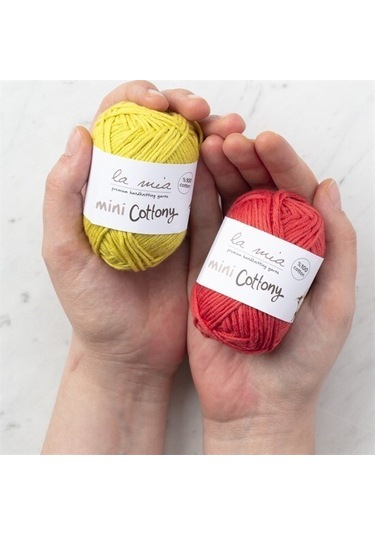 La Mia Mini Cottony 20li Paket 25g Renkli El Örgü İpi - 33845