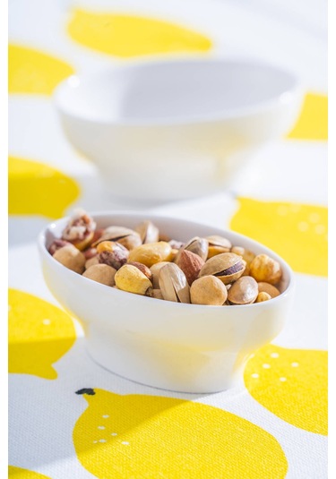 Acar Aria Oval Mini Kase - 10 Cm Beyaz