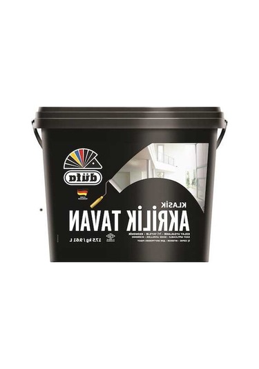 Ganzhoushop Tavan L Düfa Boyası Beyaz Akrilik 17.5 İw - Yüksek Kaliteli Su Bazlı Boya 17.5 L