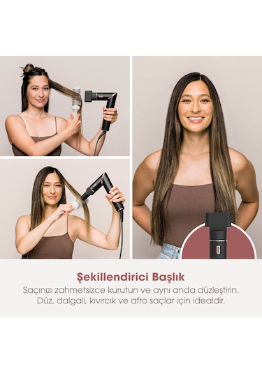 Shark FlexStyle 5-in-1 HD446EU Saç Kurutma & Şekillendirme Sistemi - Black/Rose Gold