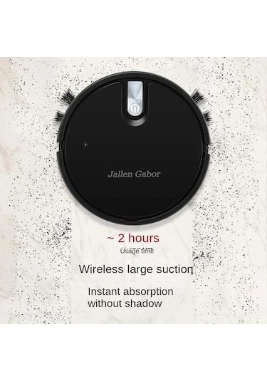 Kablosuz Akıllı Robot Süpürge Çok Fonksiyonlu Ultra Sessiz Beyaz