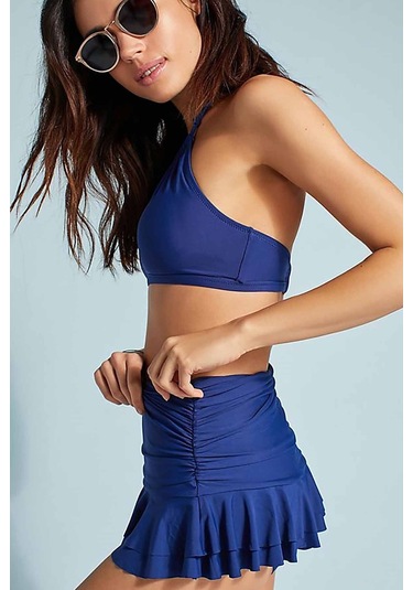 Angelsin Mavi Etekli Bikini Alt