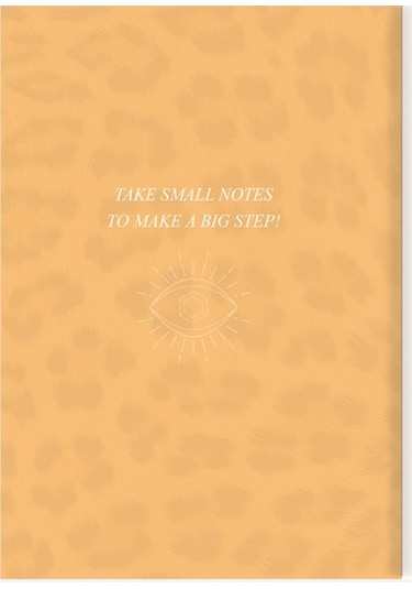 Keten Ciltli Defter Düz Leopar 17x24