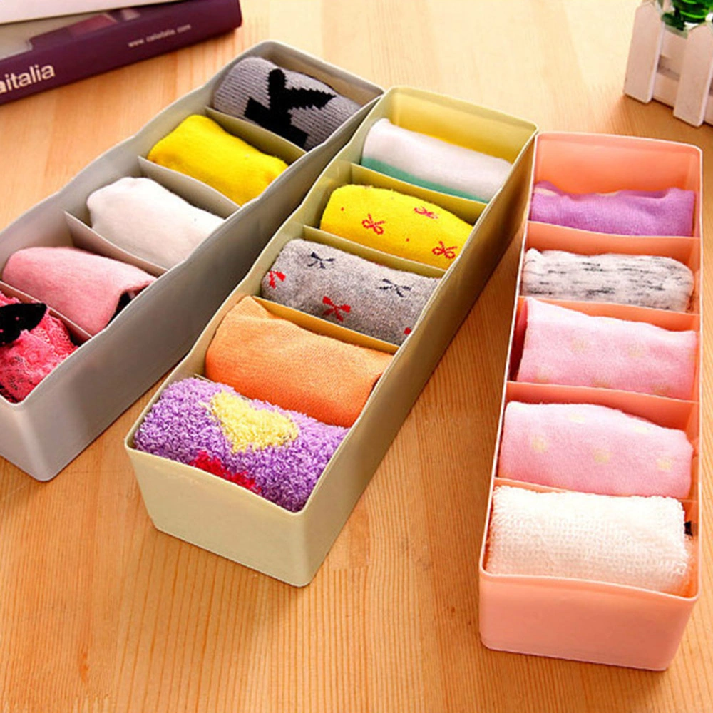 Geeksen Yeşil Pp Malzeme 5 Bölmeli Organizer Kutusu - Giyim, Çorap, Kozmetik Ve Masaüstü İçin Çekmecelik Depolama Kutu Diğer