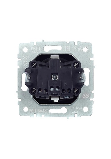 Iek Brite Topraklamalı Tekli Priz, Kapaksız 305428855 Ürün Numarası Br-r11-16-k53